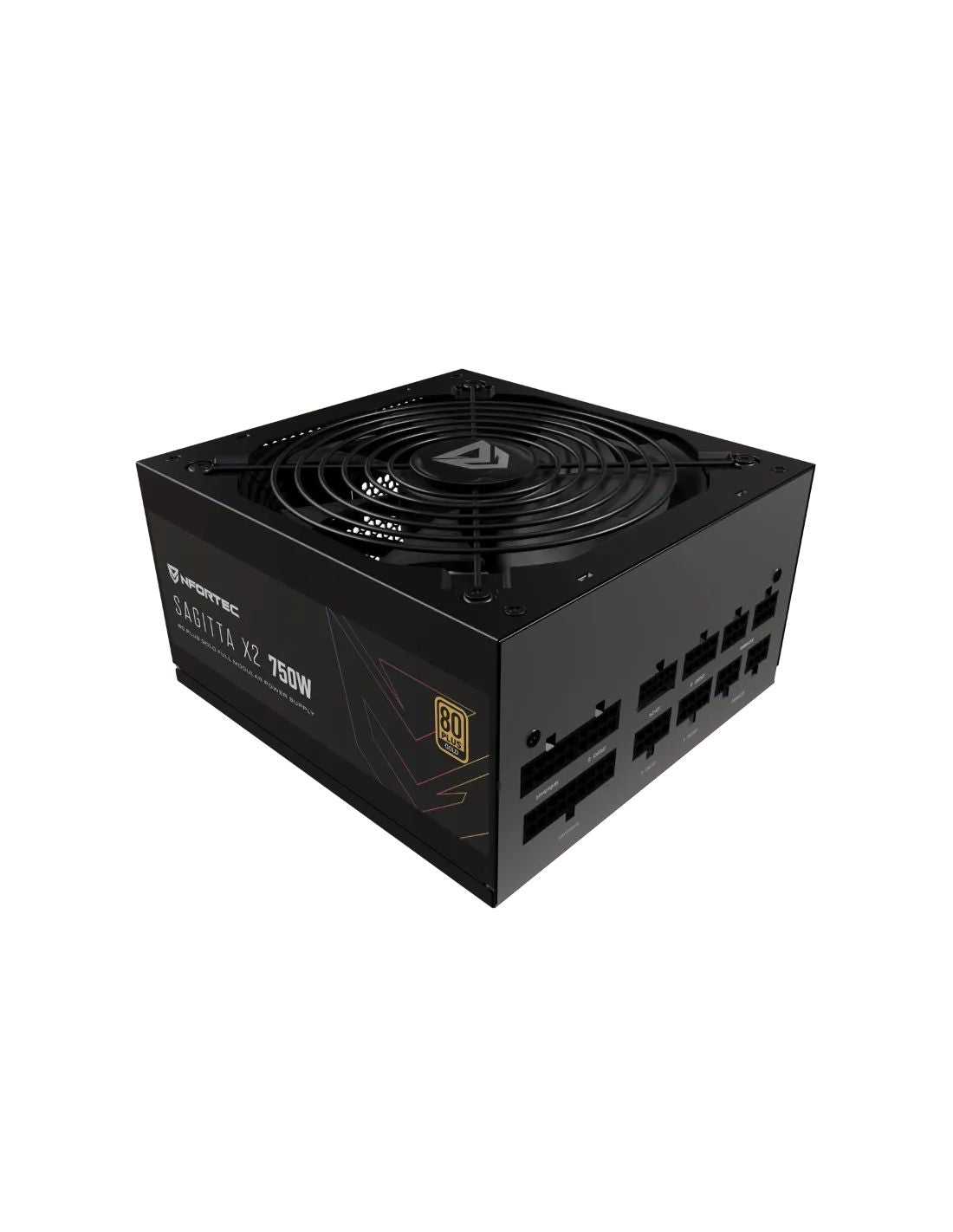 Fuente Nfortec 750W 80+ Gold (NF-PSU-SAGITTAX2-FM-750W)