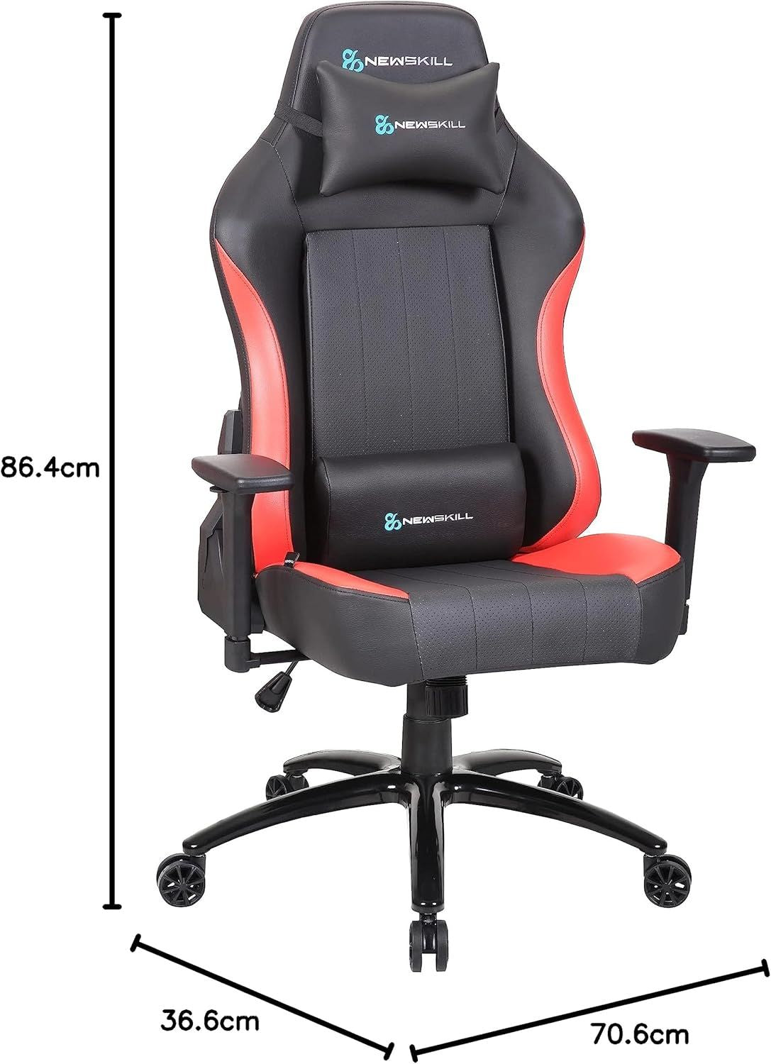 Silla Gaming Newskill Akeron Roja (NS-CH-AKERON-RED)