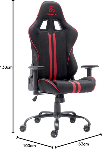 Silla Newskil Kitsune V2 Negra/Roja (NS-CH-KITSUNEV2-R)