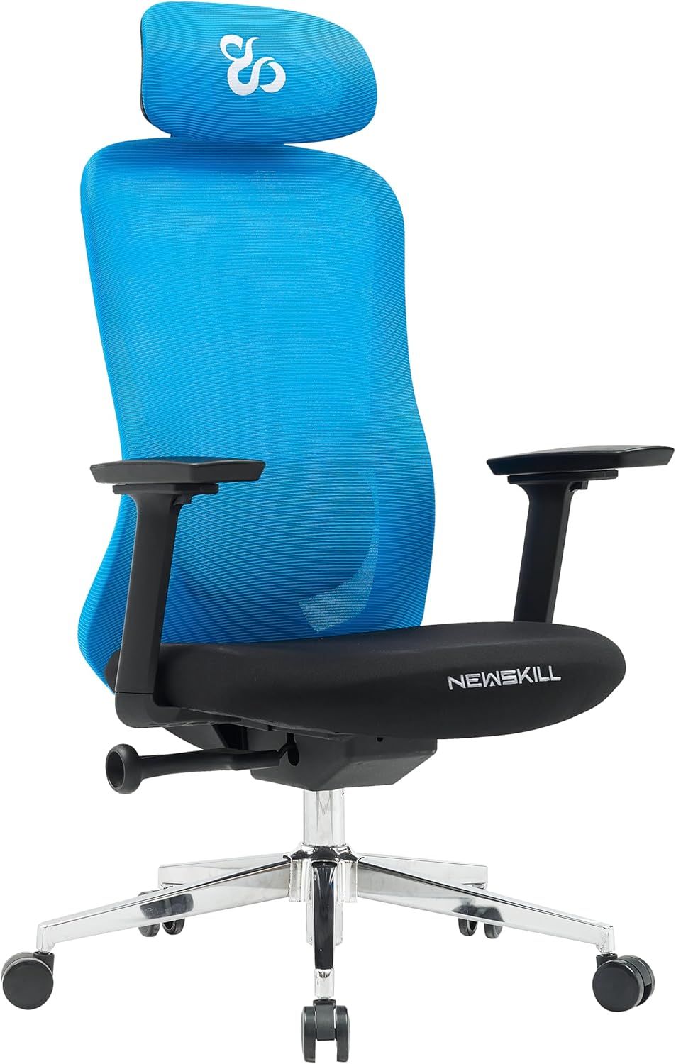 Silla Newskill Nue Ergonómica Azul/Negra(NS-CH-NUE-BBL)