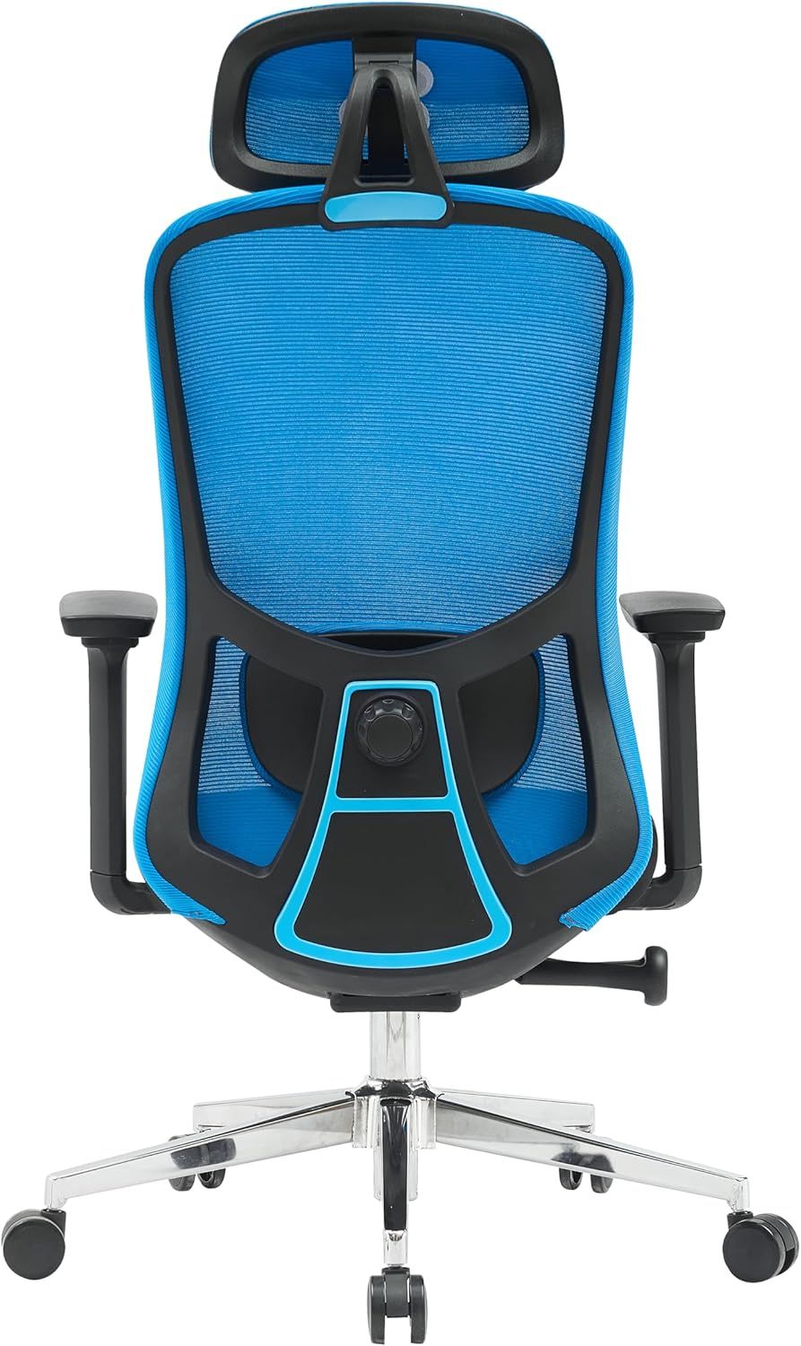 Silla Newskill Nue Ergonómica Azul/Negra(NS-CH-NUE-BBL)