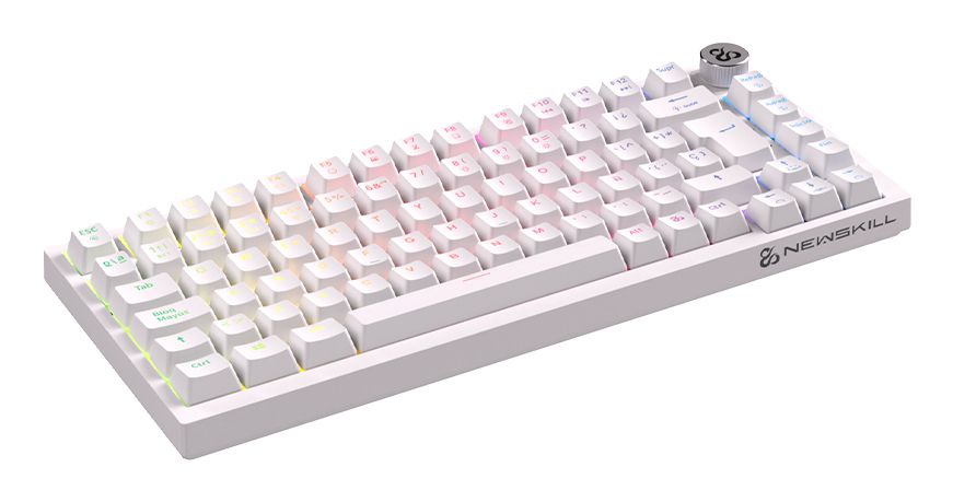 Teclado Newskill Pyros Pro RGB Blanco(NS-KB-PYROSPRO-IV