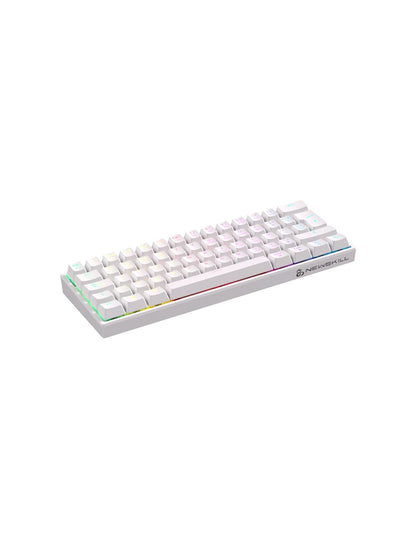 Teclado Newskill Pyros V2 RGB BT Blanco (NS-KB-PYROSV2)