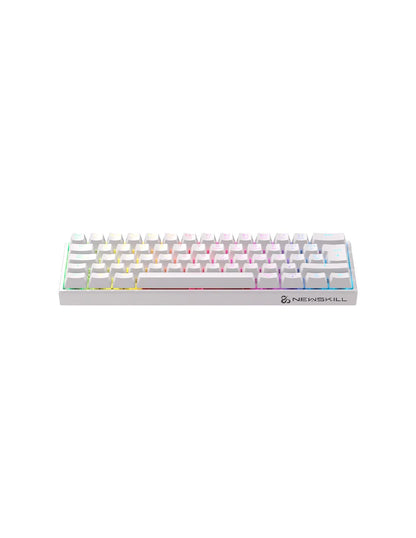 Teclado Newskill Pyros V2 RGB BT Blanco (NS-KB-PYROSV2)