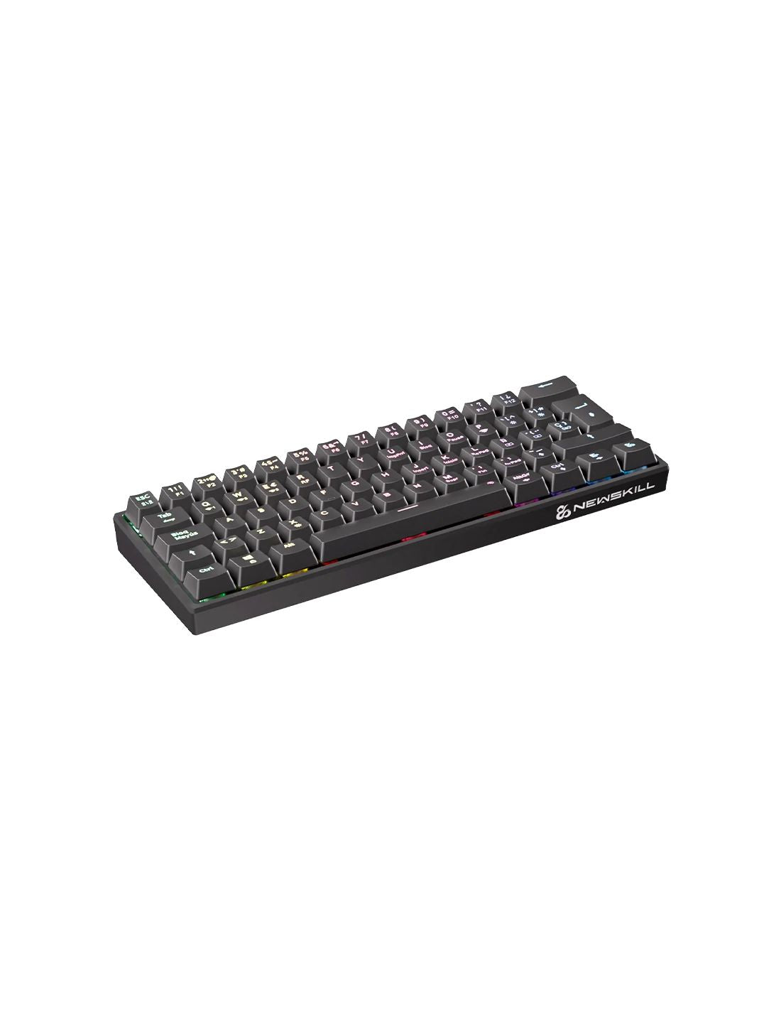 Teclado Newskill Pyros V2 RGB BT Negro (NS-KB-PYROSV2)