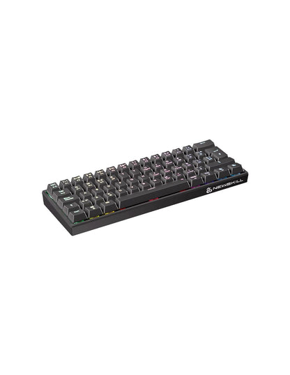 Teclado Newskill Pyros V2 RGB BT Negro (NS-KB-PYROSV2)