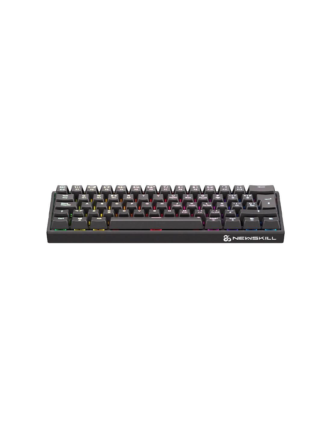Teclado Newskill Pyros V2 RGB BT Negro (NS-KB-PYROSV2)