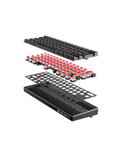 Teclado Newskill Pyros V2 RGB BT Negro (NS-KB-PYROSV2)