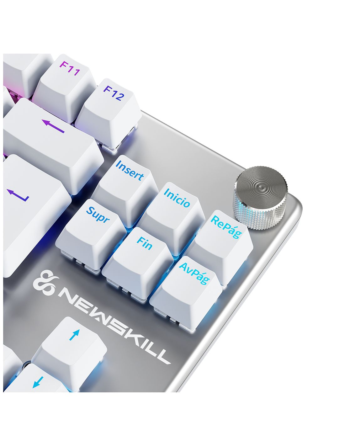 Teclado Newskill Serike Blanco (NS-KB-SERIKEV2-TKL-IVO)