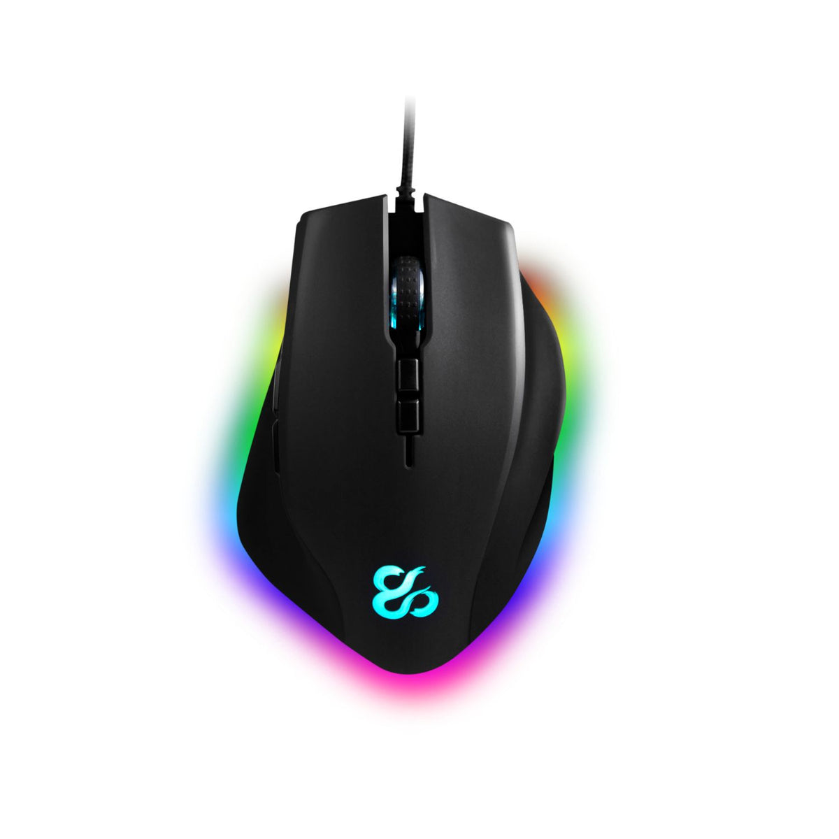 Ratón Newskill Habrok RGB USB Negro (NS-MS-HABROK)