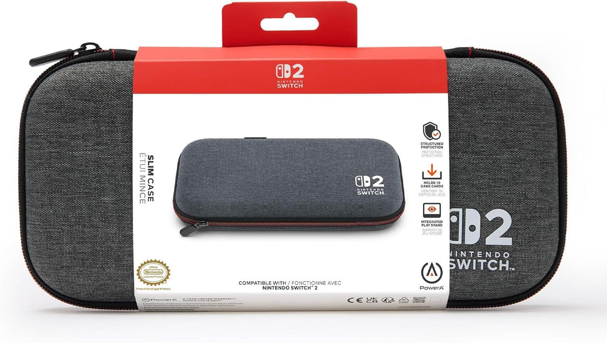 Funda PowerA para Nintendo Switch 2 Gris (NSCS0528-01)