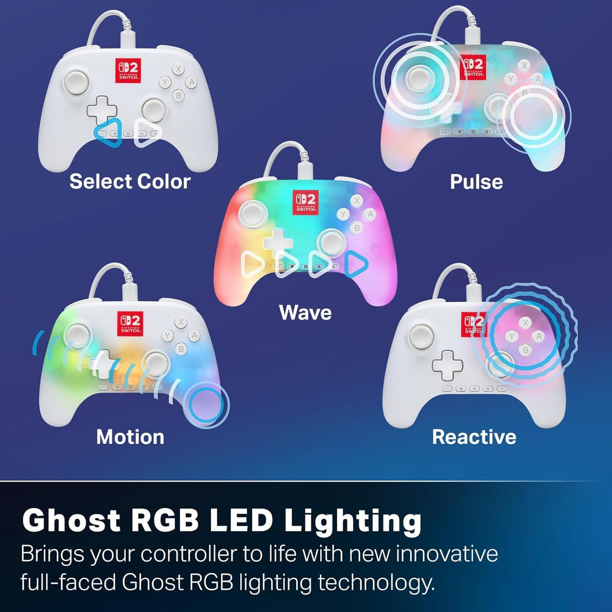 GamePad PowerA Nintendo Switch 2 Lumectra (NSGP0524-01)