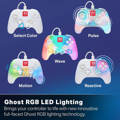 GamePad PowerA Nintendo Switch 2 Lumectra (NSGP0524-01)
