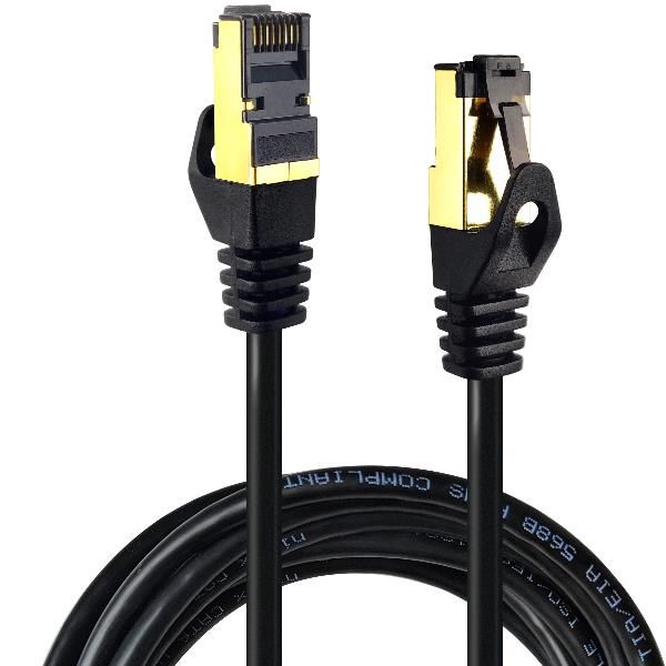 Cable NILOX Cat.7 UTP Ethernet 3m Negro (NXECAT7UTP-3)