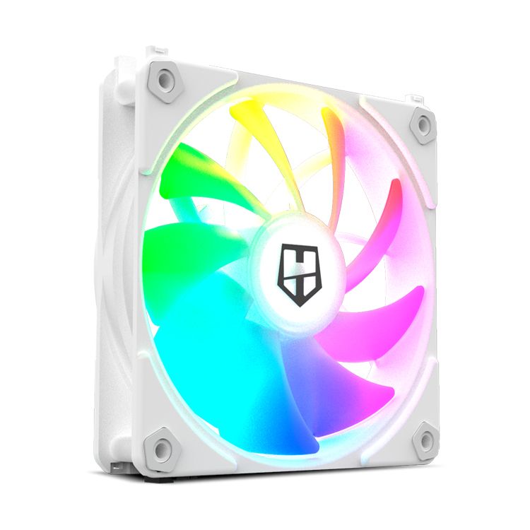 Ventilador NOX ARGB 3x120mm Blanco (NXHUMMEREASYLINKWH)