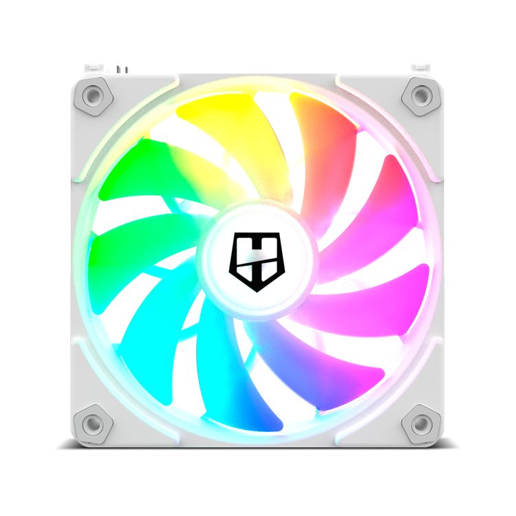 Ventilador NOX ARGB 3x120mm Blanco (NXHUMMEREASYLINKWH)