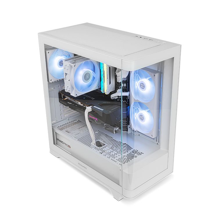 Caja Gaming NOX Ether ATX ITX Blanca (NXHUMMERETHERWH)
