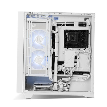 Caja Gaming NOX Ether ATX ITX Blanca (NXHUMMERETHERWH)
