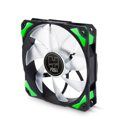 Ventilador NOX HFAN 120mm RGB Verde (NXHUMMERF120LG)