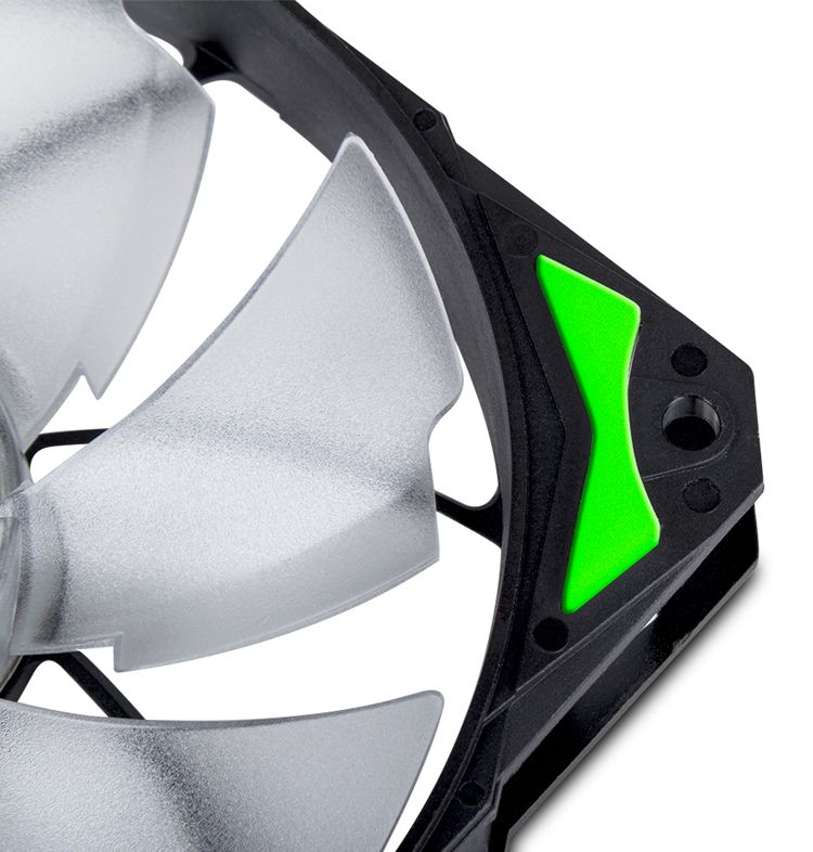 Ventilador NOX HFAN 120mm RGB Verde (NXHUMMERF120LG)