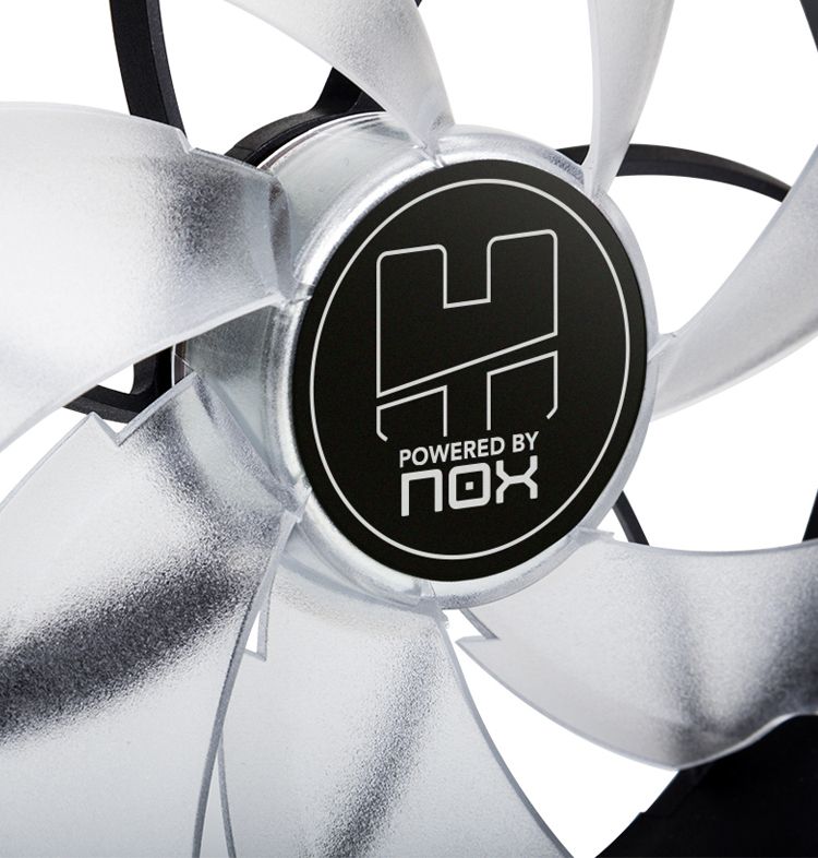 Ventilador NOX HFAN 120mm RGB Verde (NXHUMMERF120LG)