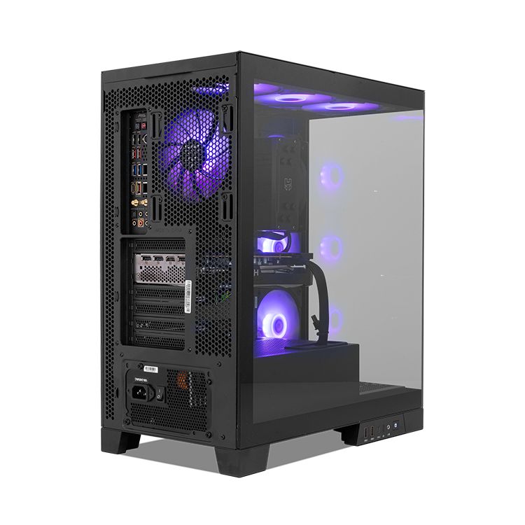 Caja NOX ARGB USB ATX mATX ITX Negra (NXHUMMERGLOCKBK)