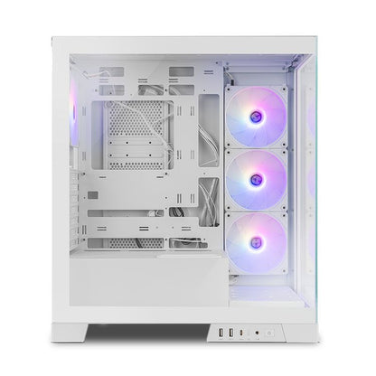 Caja NOX ARGB ATX mATX ITX Blanca (NXHUMMERGLOCKWH)