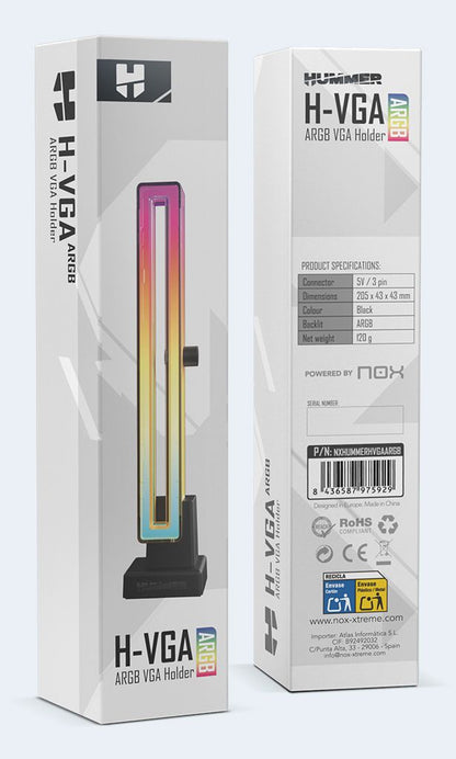 Soporte VGA NOX HUMMER H-VGA ARGB (NXHUMMERHVGAARGB)