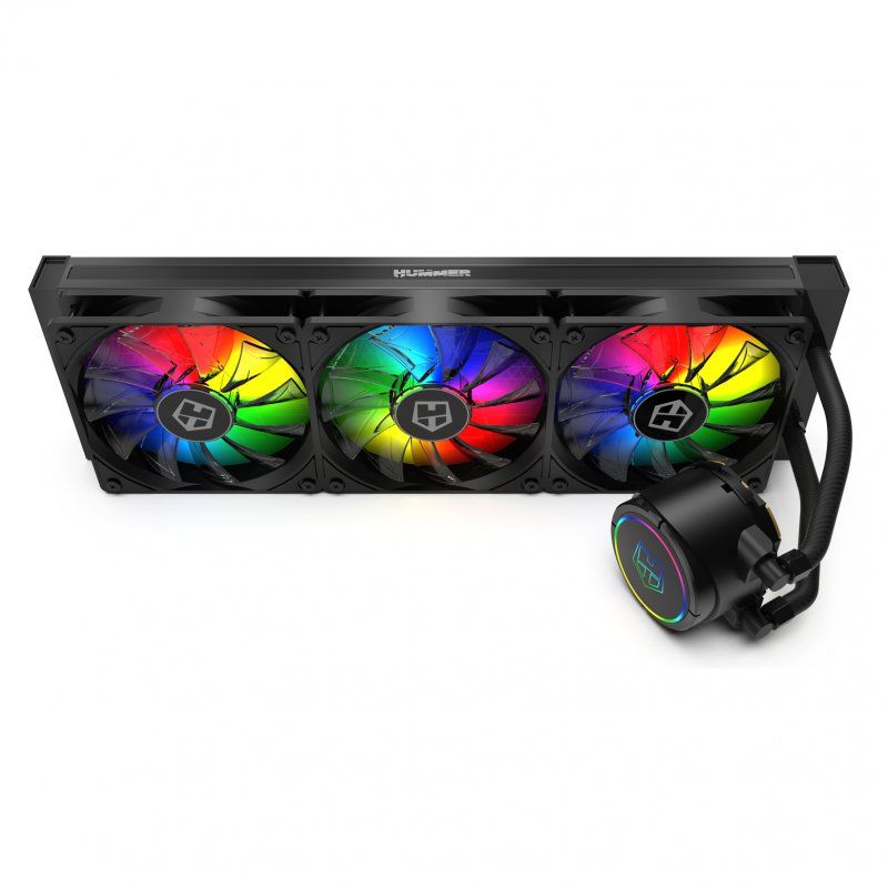 Ref.Liq. NOX M360 ARGB 3Unid. Negro (NXHUMMERM360ARGB)