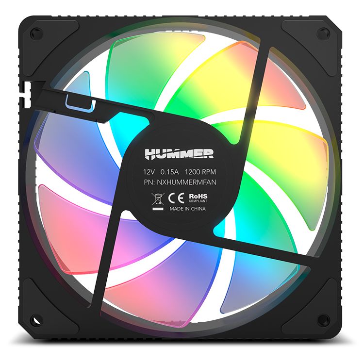 Ventilador NOX HUMMER Espejo Infinito (NXHUMMERMFAN)