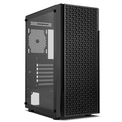 Caja Gaming NOX USB ATX mATX ITX Negra (NXINFTYBETA)