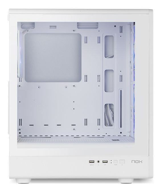 Caja Nox Infinity Iota ARGB ATX Blanca (NXINFTYIOTAWH)