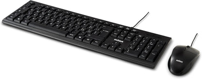 Teclado + Ratón Nilox Italiano USB Negro (NXKMIT0011)
