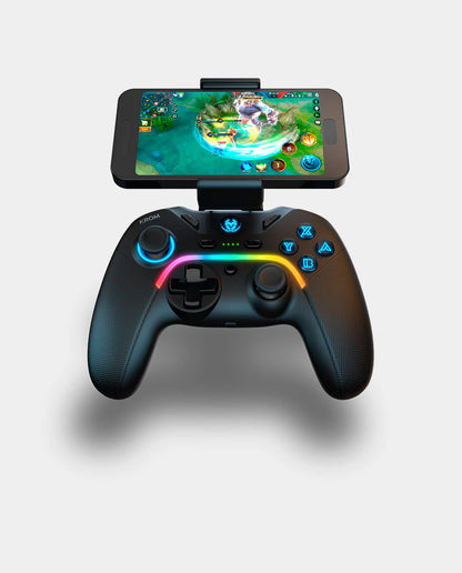 GamePad KROM Kayros RGB Bluetooth Negro (NXKROMKAYROS)