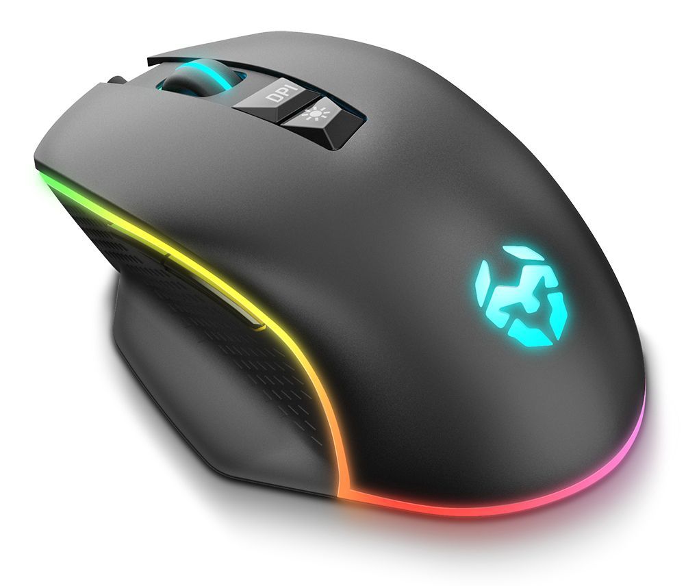 Ratón Gaming KROM Keos RGB USB-A Negro (NXKROMKEOS)