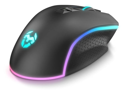 Ratón Gaming KROM Keos RGB USB-A Negro (NXKROMKEOS)