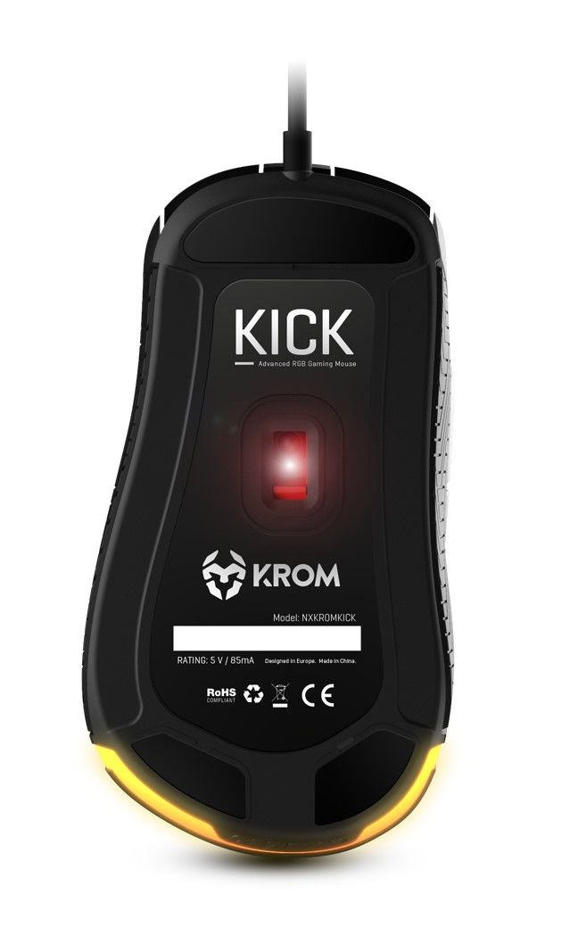 Ratón Gaming KROM Kick RGB USB-A 6200dpi (NXKROMKICK)