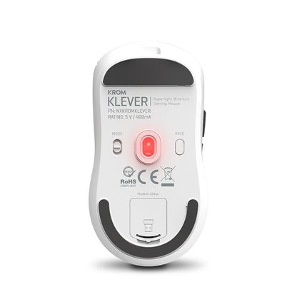 Ratón Gaming KROM RF 10000dpi Blanco (NXKROMKLEVERWH)