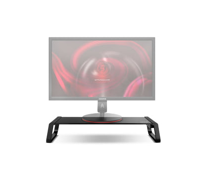 Soporte Mesa OZONE Monitor 4xUSB 3.0 Negro (OZRISERPRO)