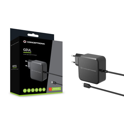 Cargador Pared CONCEPTRONIC 100W GaN PD (OZUL05BE)