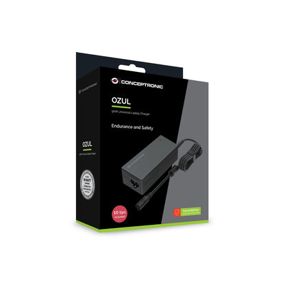 Cargador CONCEPTRONIC para portátil 90W (OZUL08B10)