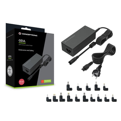 Cargador CONCEPTRONIC para portátil 90W (OZUL08B15)