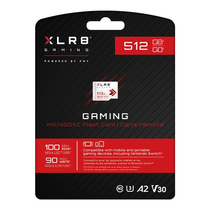 PNY XLR8 Micro SDXC 512Gb (P-SDU512V32100XR-GE)
