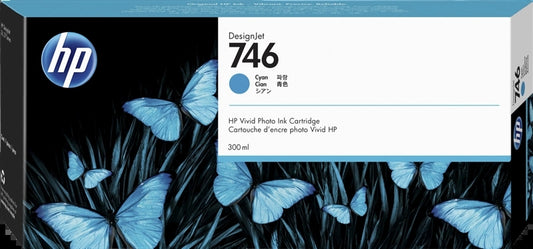 HP 746 Cyan Original Ink Cartridge - P2V80A