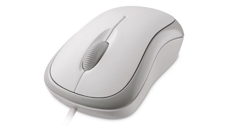 Ratón Microsoft Óptico USB-A 800dpi Blanco (P58-00060)