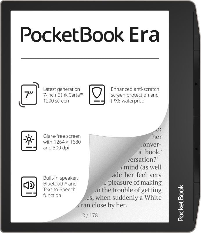 eBook PocketBook Era 7" 16Gb WiFi Plata (PB700-U-16-WW)