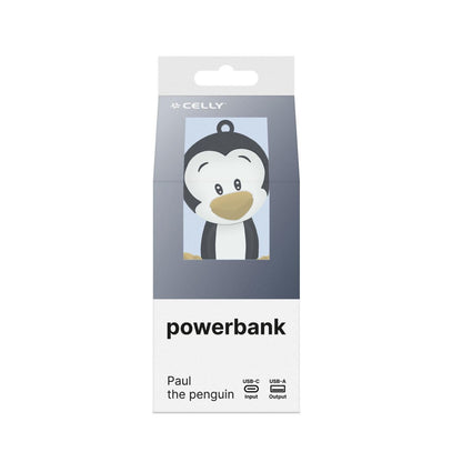 PowerBank CELLY 2600mAh 10W Pingüino (PBPENGUIN)
