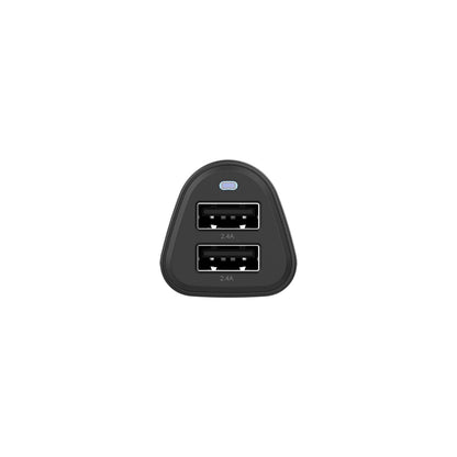 Cargador de Coche CELLY 2xUSB-A 2.0 Negro (PCCC2USBBK)