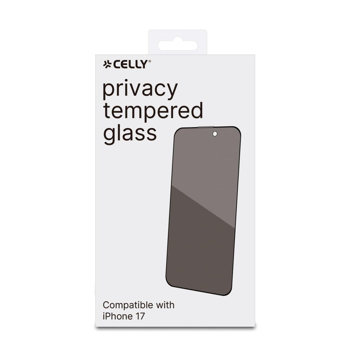 Protector Celly iPhone 17 Privacy (PRIVACYF1150BK)