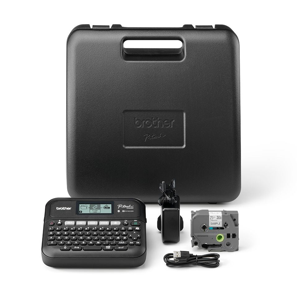 Rotuladora BROTHER LCD USB/BT Negra (PT-D460BTVP)